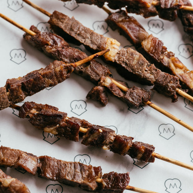 BBQ Glazed Beef Kebabs (Pack Of 6)