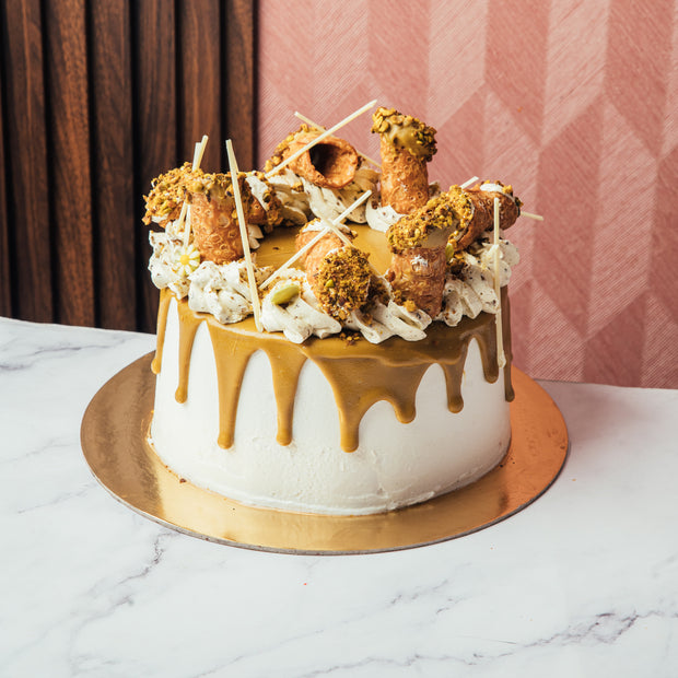 Pistachio Drip Cake