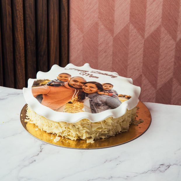 Printed Vanilla Gateaux