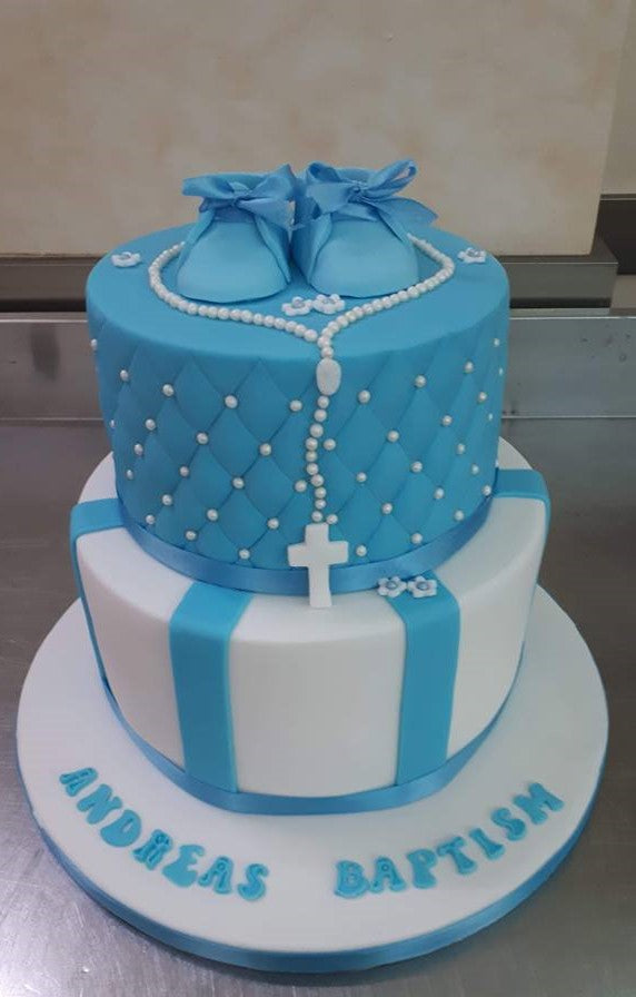 Baptism Themed Cake