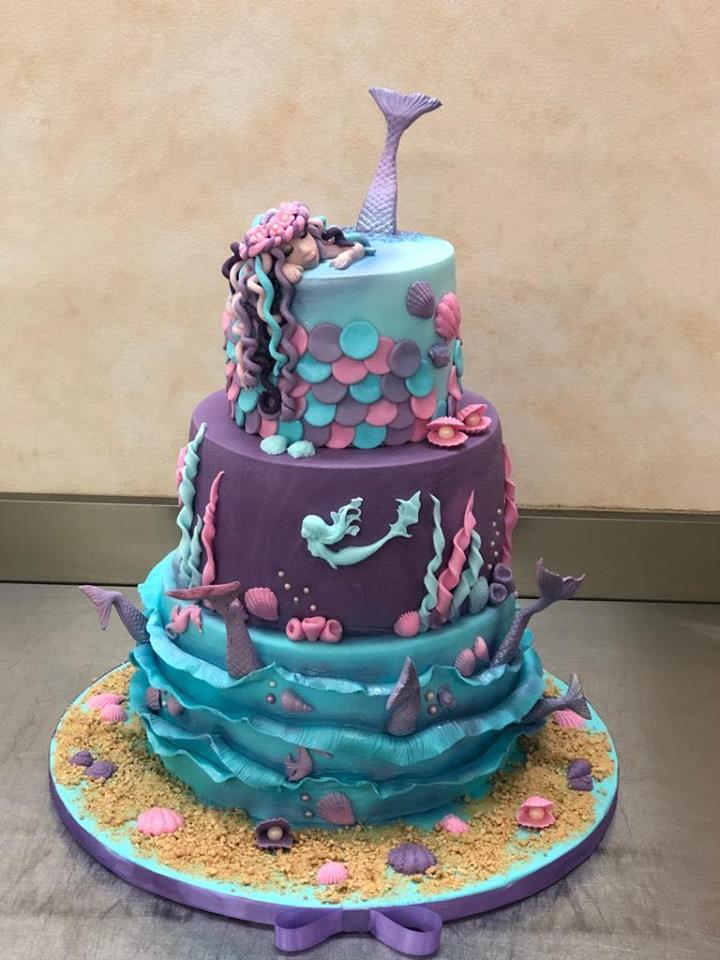 Mermaid Themed Cake