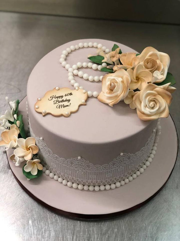 Elegant Birthday Cake