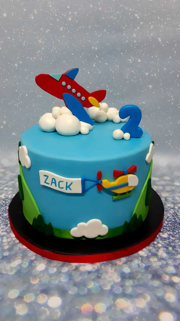 Coolest Aeroplane Birthday Cake | The Custom Seen - Custom Cakes